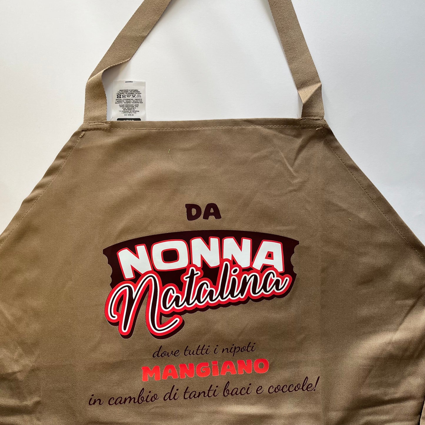 👩🍳 Kitchen Apron – “Recipes with love”